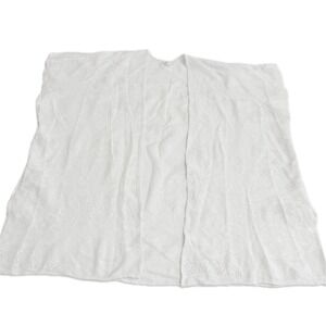 Aerie Cardigan Womens One Size White Crochet Lace Kimono Cardigan Cover Up